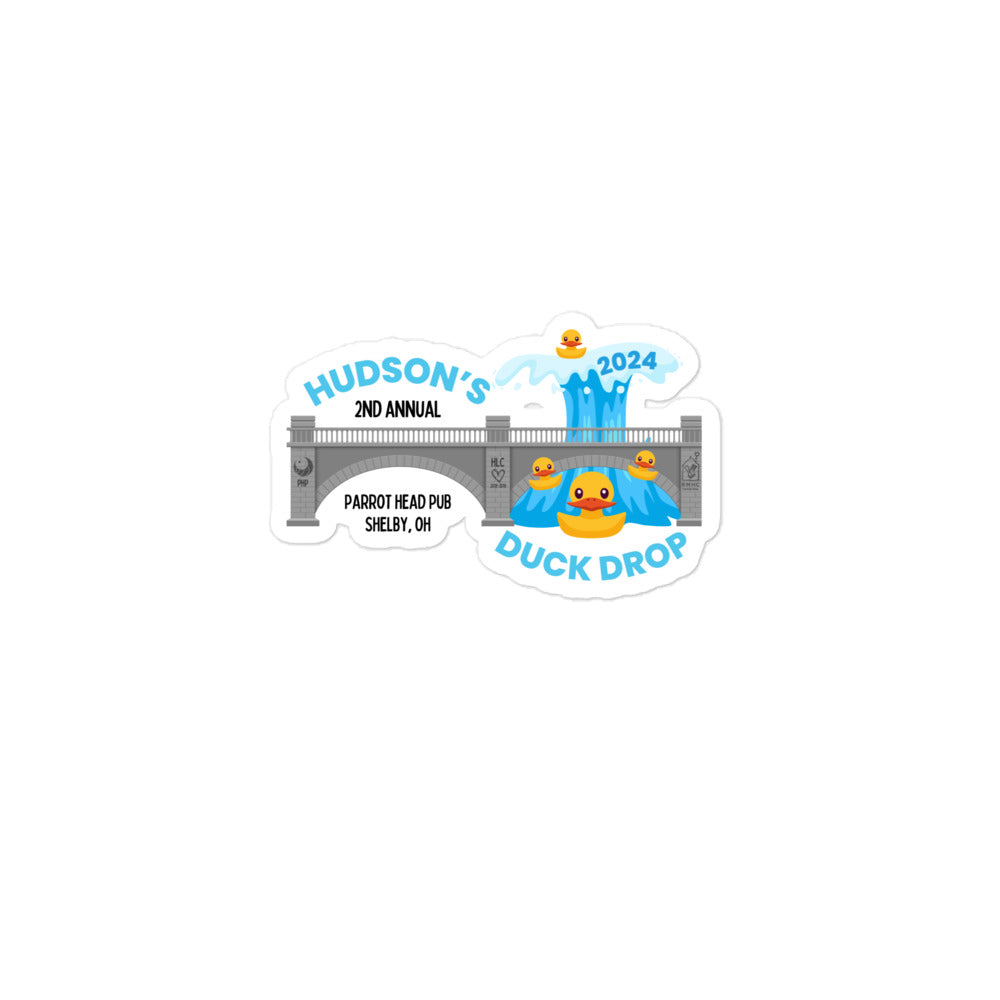 Hudson's Duck Drop 2024 Bridge Sticker