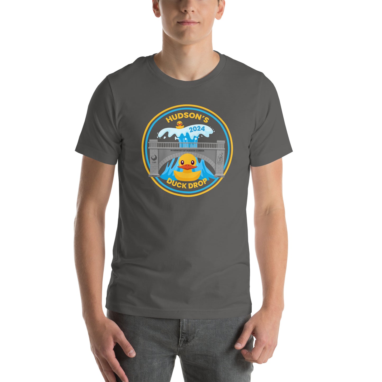 Hudson's Duck Drop Unisex T-shirt with Front Design