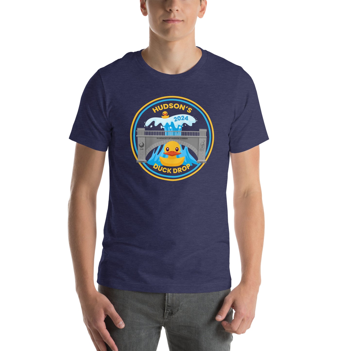 Hudson's Duck Drop Unisex T-shirt with Front Design