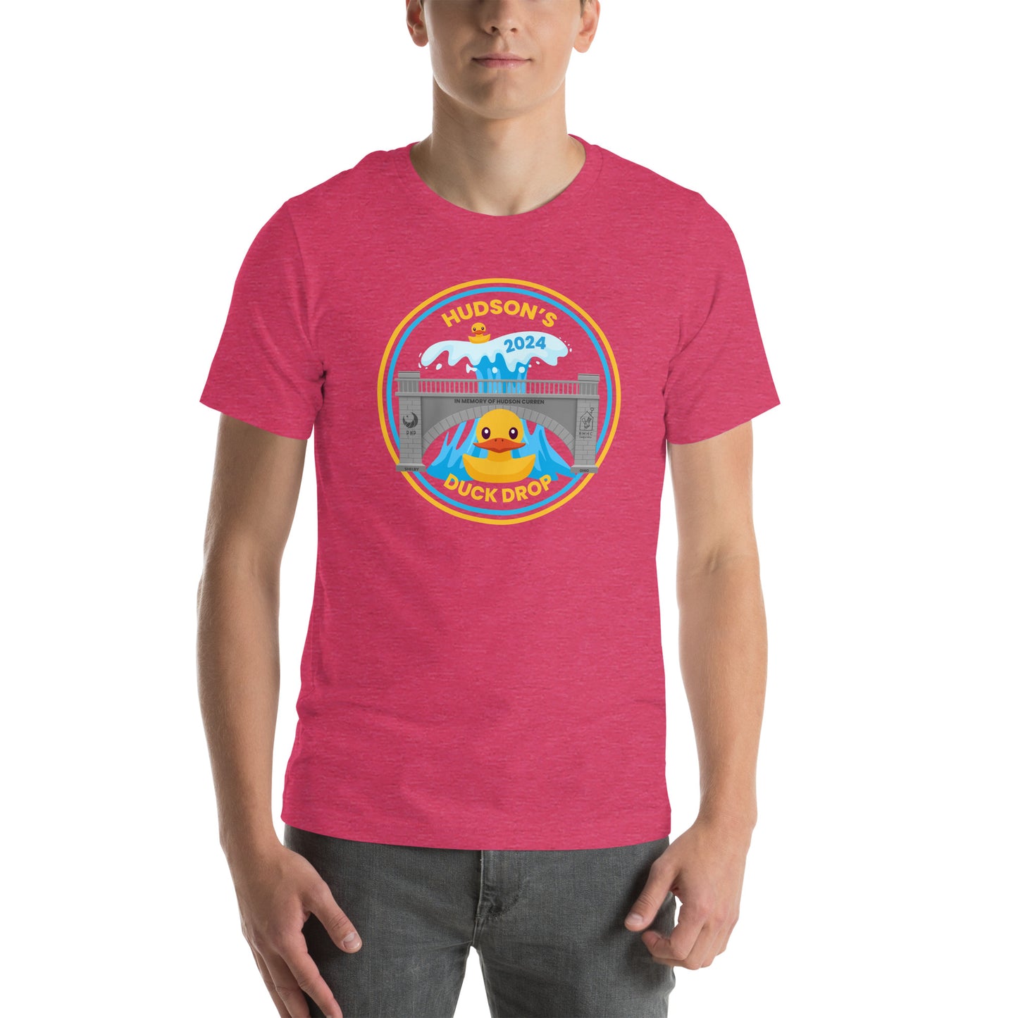 Hudson's Duck Drop Unisex T-shirt with Front Design