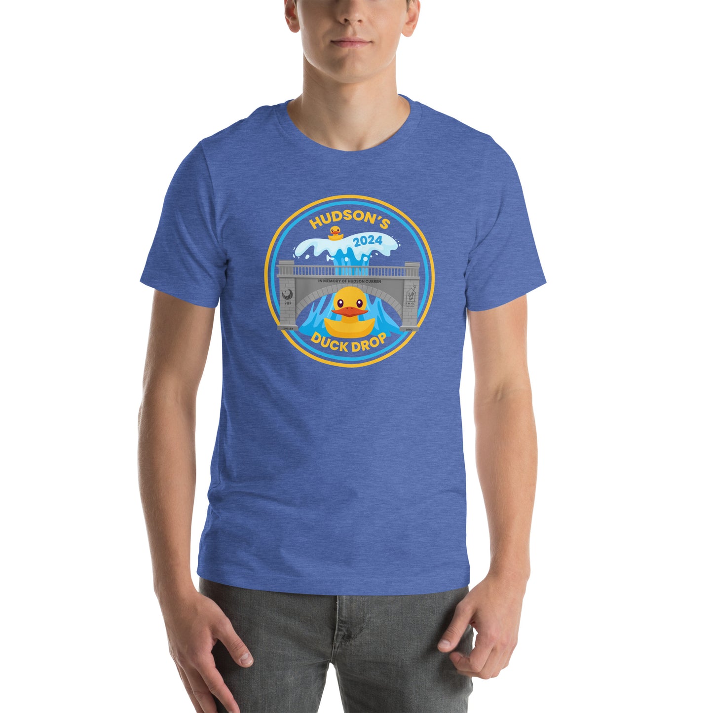 Hudson's Duck Drop Unisex T-shirt with Front Design