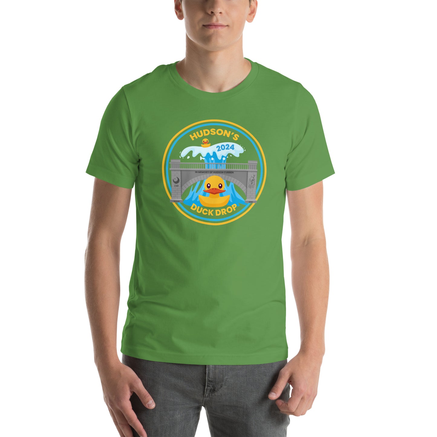 Hudson's Duck Drop Unisex T-shirt with Front Design